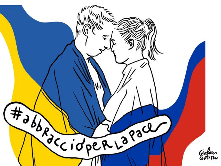 #abbraccioperlapace, tavoli di dialogo tra le comunità ucraine e russe