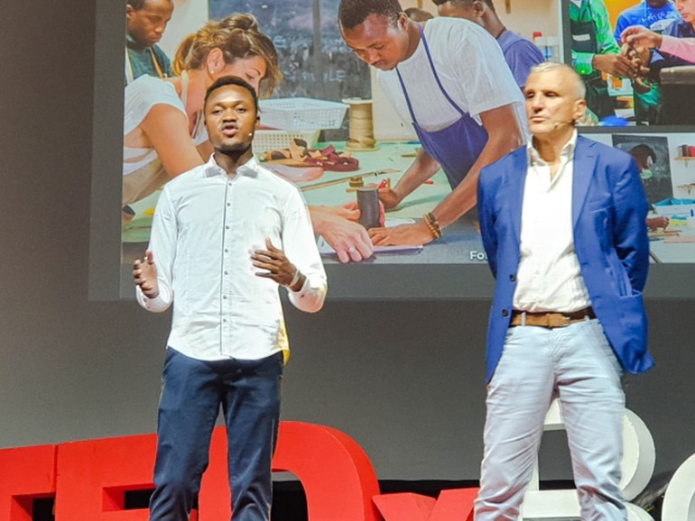Bassirou, dal Burkina Faso al palco del Ted di Bologna