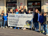 I bambini della scuola primaria Umberto I di Piove di Sacco incontrano papa Francesco