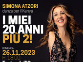 "I miei 20 anni più 2". Simona Atzori danza per il Kenya