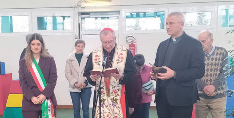 Il card. Parolin ha visitato l’Opera della Provvidenza