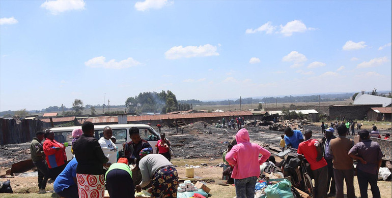 Incendio devastante a Manguo (Nyahururu): una comunità chiede aiuto per ricostruire