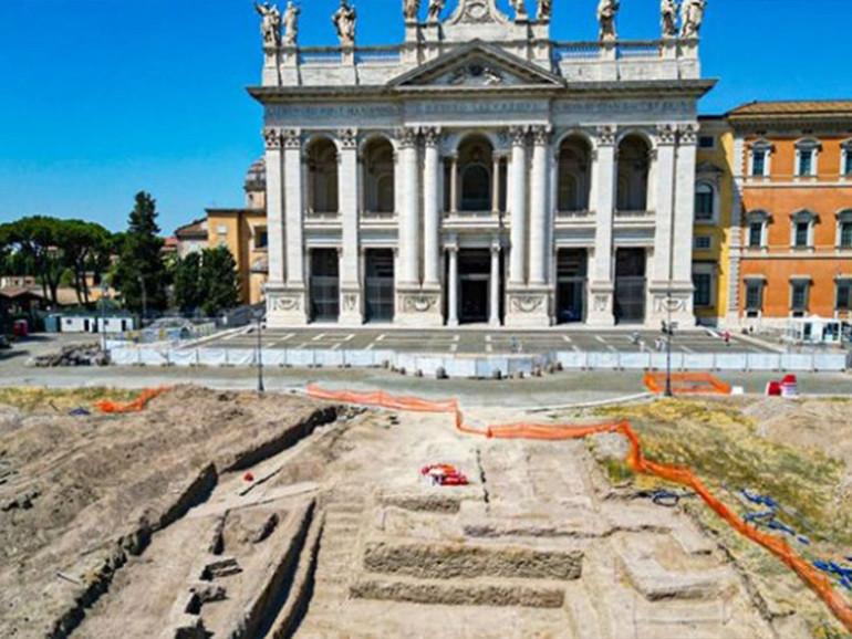 Laterano: dal cantiere del Giubileo nuove tracce della storia di Roma