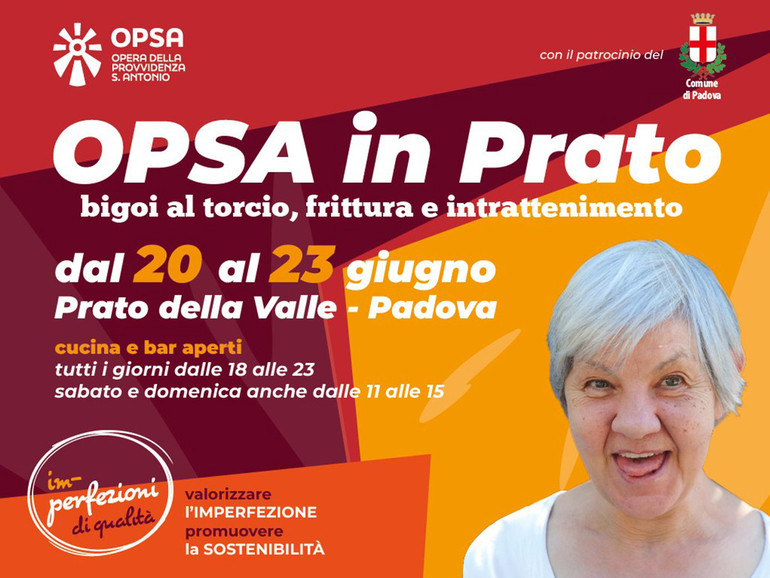 “Opsa in Prato” dal 20 al 23 giugno