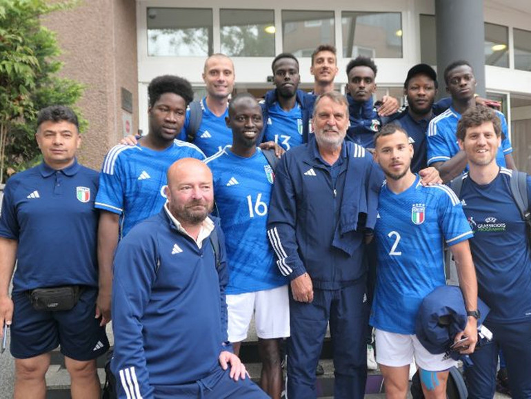 Rifugiati. Italia quarta alla “Unity Euro Cup 2023” di Francoforte, voluta da Uefa e Unhcr