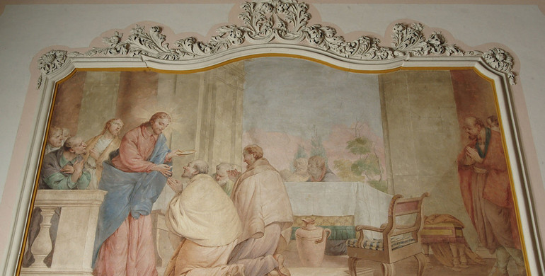 Ultima cena (affresco di F. Zugno)